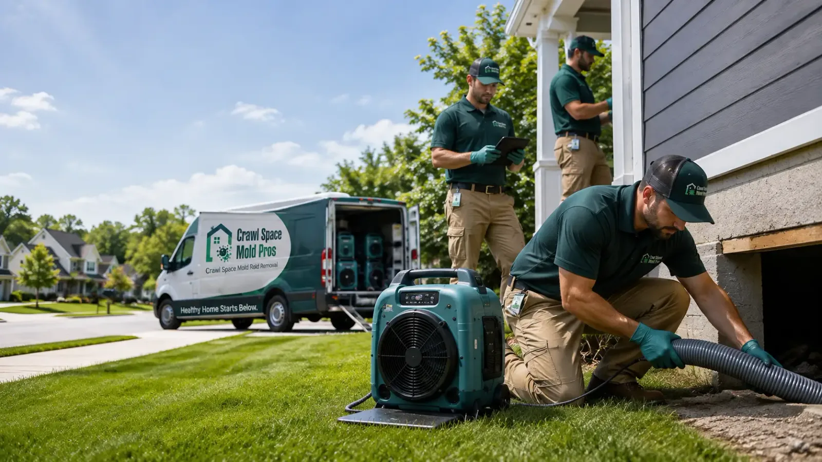 Crawl Space Mold Removal in Newton, UT